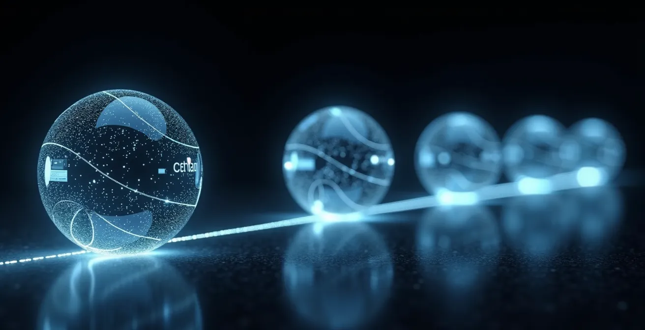 Visual representation of the render queue pipeline from CPU to display